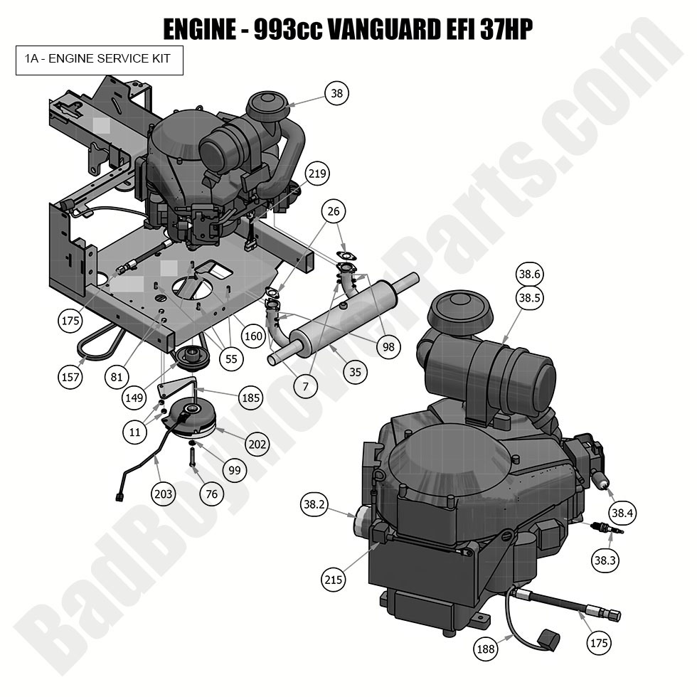 2019 Rogue Engine - 993cc Vanguard EFI